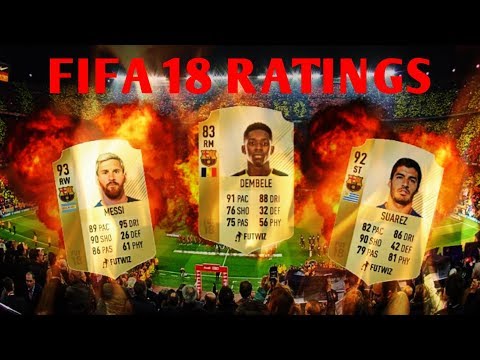 FIFA 18 FC BARCELONA RATINGS REVIEW | PART 2