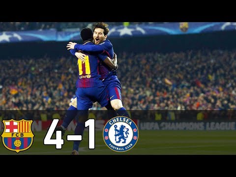 Barcelona Vs Chelsea 4-1 All Goals & Highlight HD | 2018