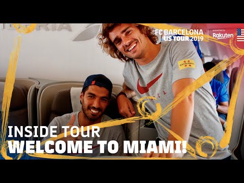 BARÇA TRIP TO MIAMI | Inside Tour USA 2019 #1