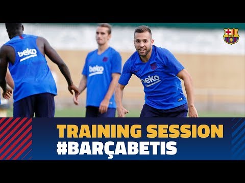 Back to work to prepare the match against Betis
