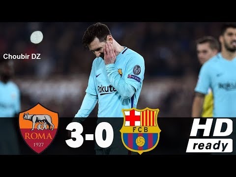 Roma vs Barcelona 0 – 3 Champions League 10/04/2018