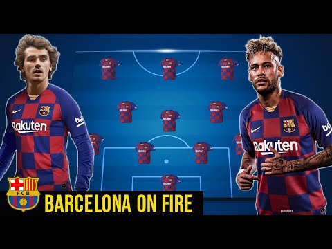 NEYMAR WELCOME TO BARCELONA : FC BARCELONA STARTING XI WITH NEYMAR