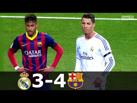 Real Madrid vs Barcelona 3-4 – La Liga 2013/2014 – Highlights (English Commentary) HD
