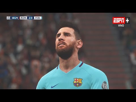 Recreación Roma 3-0 Barcelona – Uefa Champions League 2018