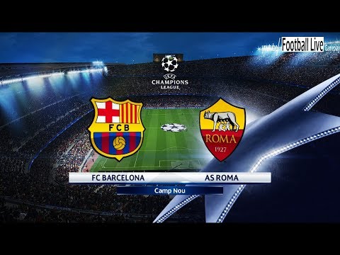 FC Barcelona vs AS Roma | UEFA Champions League (UCL) | PES 2018 Gameplay PC