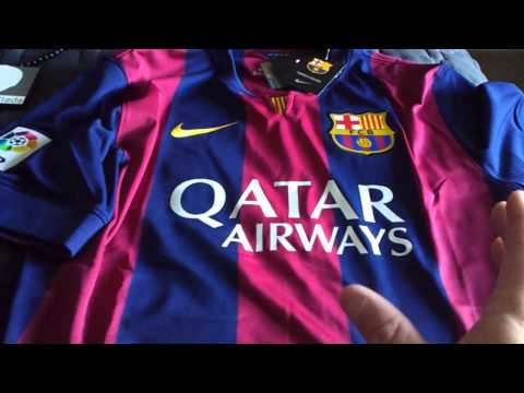 FC Barcelona Nike Authentic Jersey and Jacket