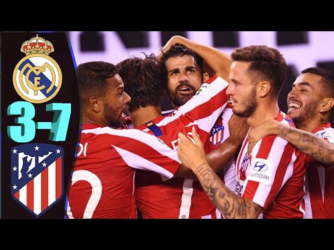 Real Madrid vs Atlético Madrid (3-7) | The Madrid Derby | Two Red Cards | Extended Highlights