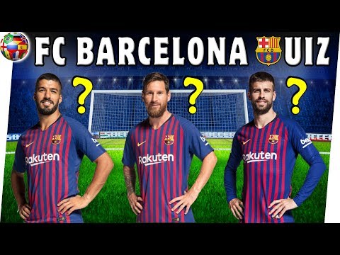 How Well Do You Know FC BARCELONA Players? | Season 2018/2019 | FC Barcelona Quiz