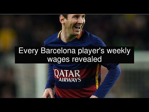 Every Barcelona player's weekly wages revealed