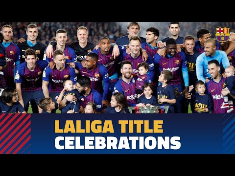 Barça celebrates the 2018/19 LaLiga title at Camp Nou