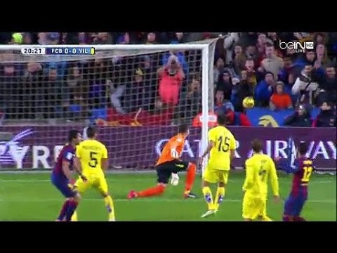 Video Barcelona vs Villarreal , Results and Final Score , La Liga 02/02/2015