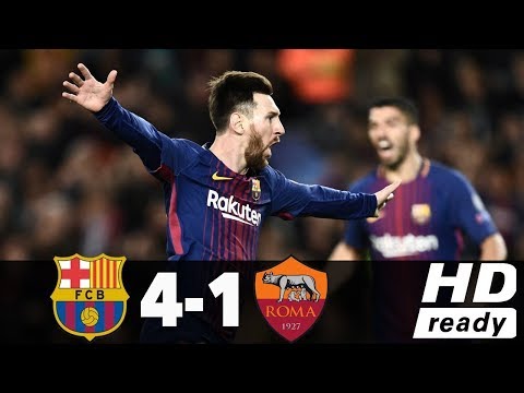 Barcelona vs Roma 4-1 Full Match Highlights 04/04/2018 Extend Goal UCL 2018 HD