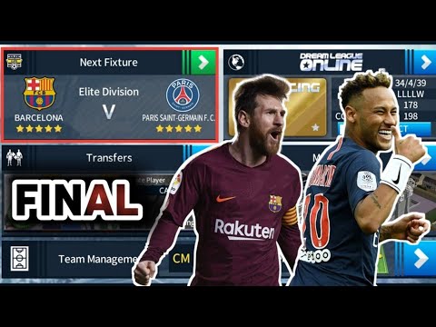 Barcelona ? Paris Saint-Germain⚫Final Match ? Dream League Soccer 2018 Gameplay