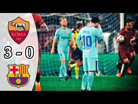 Roma vs Barcelona 3-0 | All Goals & Highlights | UCL Quarter-final 2017/18