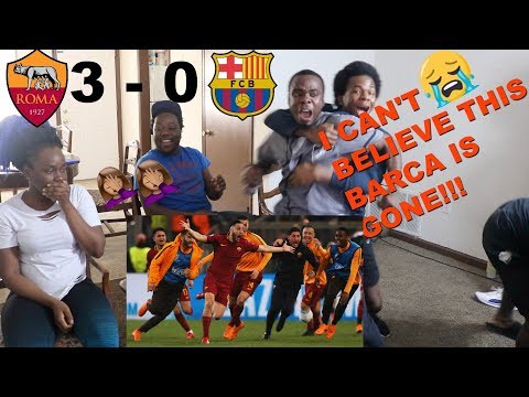 Roma vs Barcelona 3-0 All Goals & Highlights Reaction! BARCELONA IS DONE!!