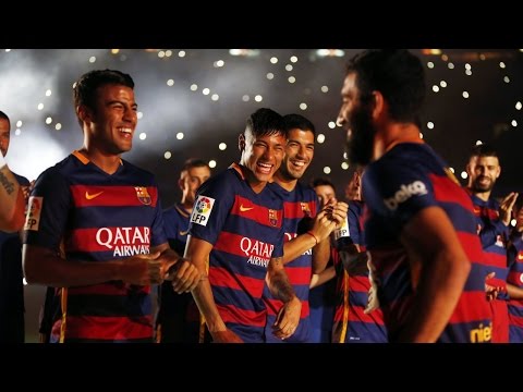 La presentació del FC Barcelona 2015/16