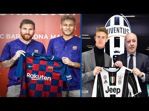 Latest Transfer News & Rumors 2019 Summer[Ft Deligt , Rabiot to Juventus,Neymar to Brcelona]