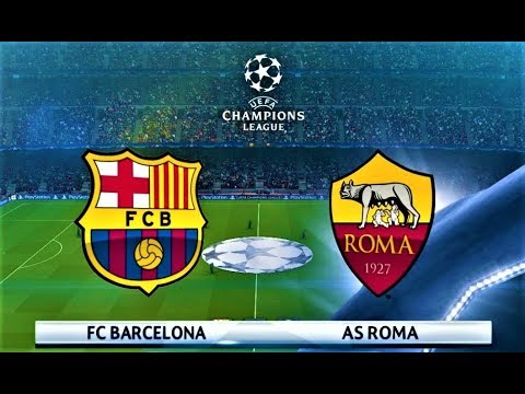 PES 2018 | Barcelona vs Roma | UEFA Champions League | Gameplay PC