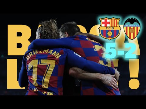 ⚽ Barça 5-2 Valencia | BARÇA LIVE | Warm up & Match Center