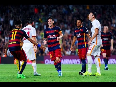 F.C Barcelona – A.S. Roma 6-1 Uefa Champions League Highlights