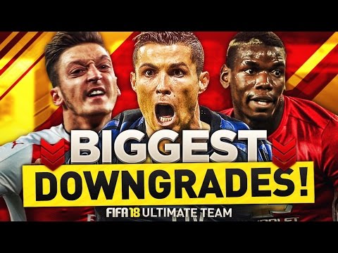 FIFA 18 | BIGGEST DOWNGRADES | PLAYERS RATINGS PREDICTIONS | w/ POGBA, ÖZIL & RONALDO | FUT 18