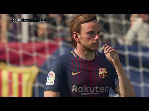 Barcelona vs Alavés ● FULL MATCH ● FULL HD ● FIFA 18 GAMEPLAY ● PC