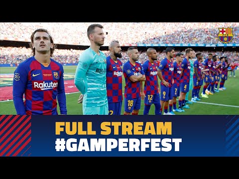 FULL STREAM | BARÇA – ARSENAL: Barça squad presentation at Camp Nou & Warm up