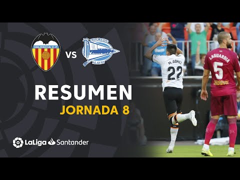 Resumen de Valencia CF vs Deportivo Alavés (2-1)