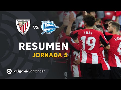 Resumen de Athletic Club vs Deportivo Alavés (2-0)