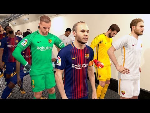 Barcelona vs AS Roma | Champions League 4 April 2018 Gameplay