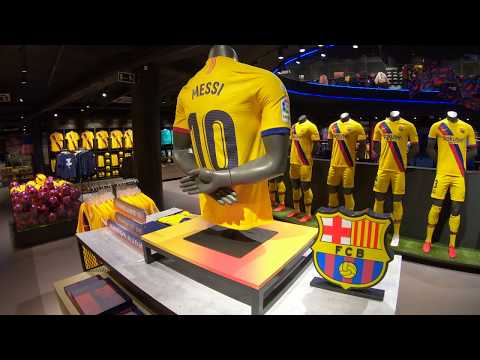 FC Barcelona official store Camp Nou Megastore