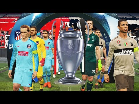 UEFA Champions League Final 2018/2019 ( JUVENTUS vs ATLETICO MADRID ) PES 2018 Gamelay PC