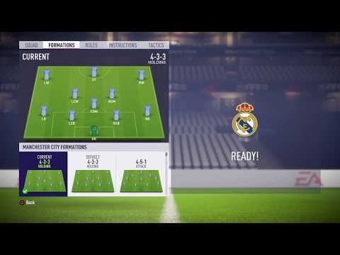 FIFA 18 Manchester City review – Best formation, Best tactics and instructions