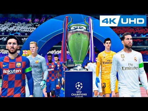 BARCELONA VS REAL MADRID CHAMPIONS LEAGUE FINAL | FIFA 20 4K