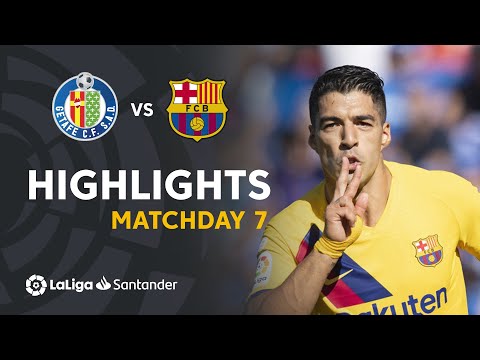 Highlights Getafe CF vs FC Barcelona (0-2)
