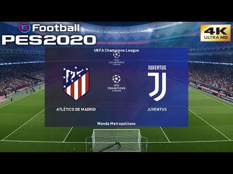 PES 2020 (PC) Atlético Madrid vs Juventus | UEFA CHAMPIONS LEAGUE PREDICTION | 18/09/2019 |4K60FPS