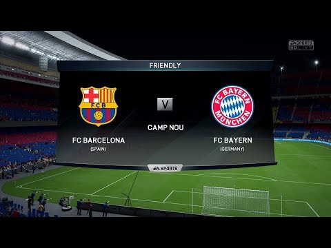 FIFA 18 Official Gameplay Barcelona vs Bayern Munich Xbox 360/PS3