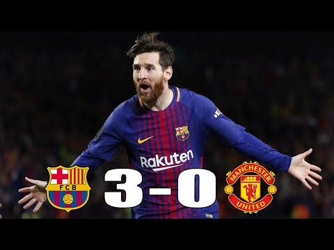 FC barcelona Vs Manchester United 3-0 Highlights UCL 2018-19 HD