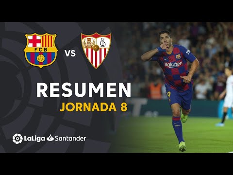 Resumen de FC Barcelona vs Sevilla FC (4-0)