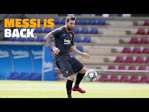 Leo Messi recovers in time for the Champions League