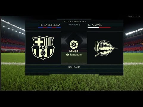 Barcelona VS Alaves Full Match | Laliga Santander 2018-19 | FIFA18