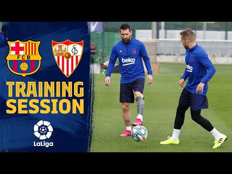 TRAINING SESSION | Ready for the match against Sevilla!