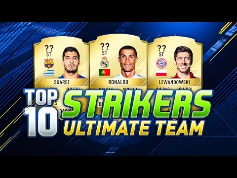 FIFA 18 | TOP 10 BEST STRIKERS | PLAYERS RATINGS PREDICTION | LEWANDOWSKI, SUÁREZ& RONALDO | FUT 18