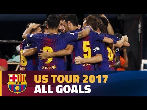 FC BARCELONA ICC 2017 | All the goals from the 2017 US Tour