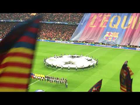 UEFA Champions League Anthem FC Barcelona – PSG 6:1