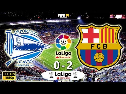 Alaves vs Barcelona 0-2 | La Liga 2018/19 | Matchday 34 | 23/04/2019 | FIFA 19