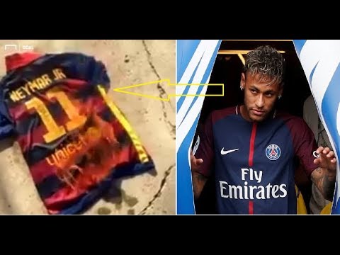 Barcelona supporters burn Neymar shirts –  MARCA in English