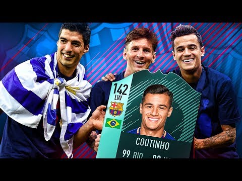 87 INFORM BARCATINHO! THE BARCELONA COUTINHO TRANSFER SQUAD! FIFA 18 Ultimate Team