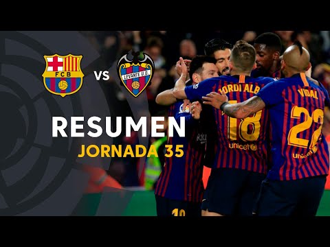 Resumen de FC Barcelona vs Levante UD (1-0)