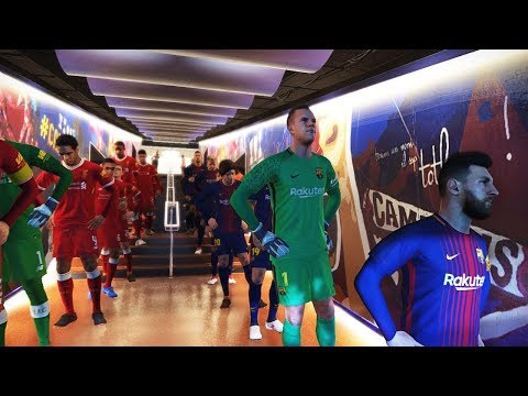 PES 2018 | Barcelona FC vs Liverpool | Full Match | Gameplay PC